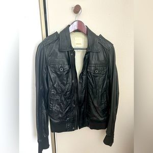 Diesel Leather Jacket - Black